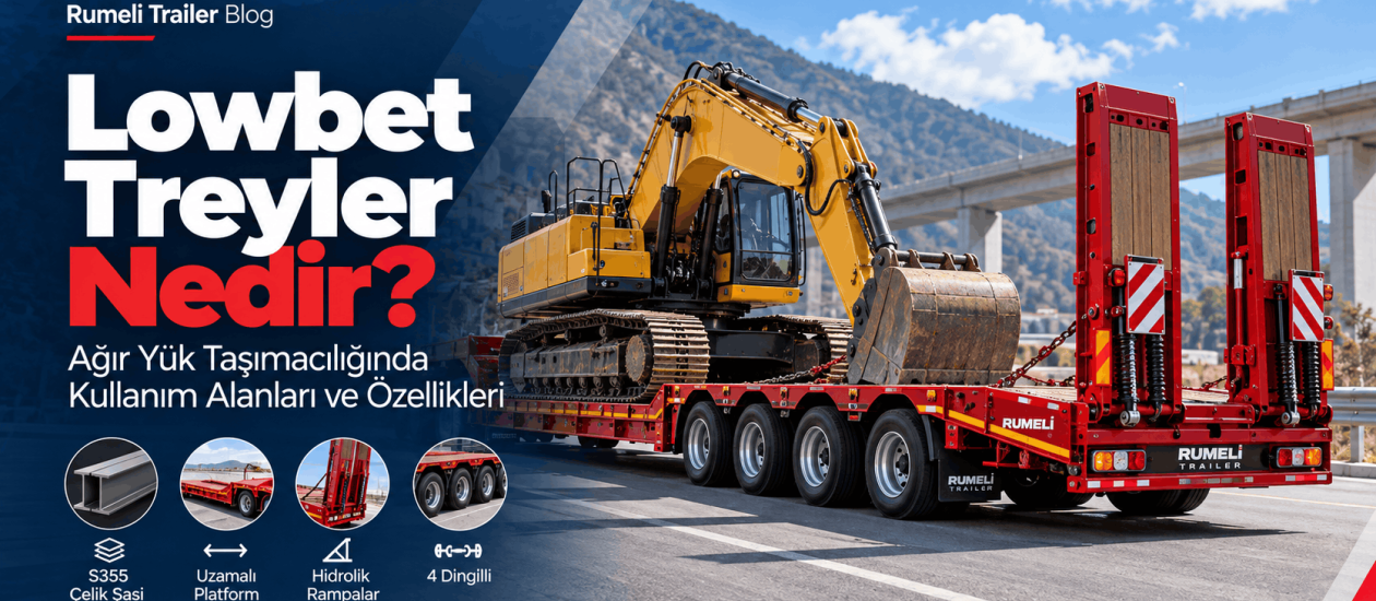 Lowbet Treyler Nedir? Ağır Yük Taşımacılığında Kullanım Alanları ve Özellikleri-img